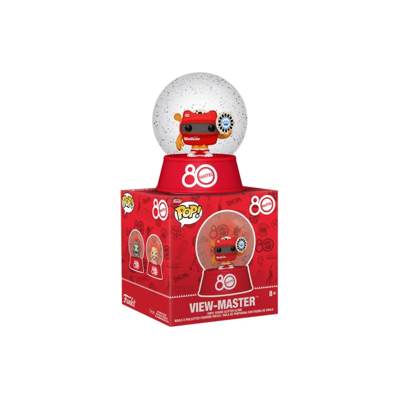 Funko Mattel View Master Mini Glitter Crystal Ball Classic Viewing Edition Chibi Figures-1