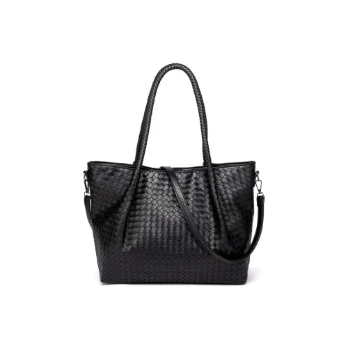 Bullrun PU Tote Crossbody Bag, Shoulder Bag Women's Black