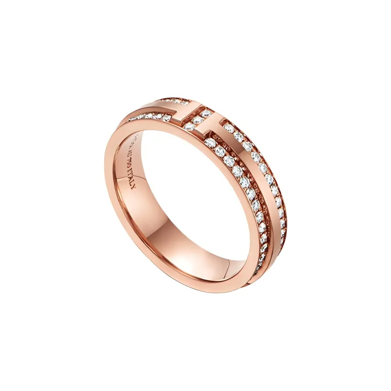 TIFFANY & CO. 18K Rose Gold Rings Unisex-1