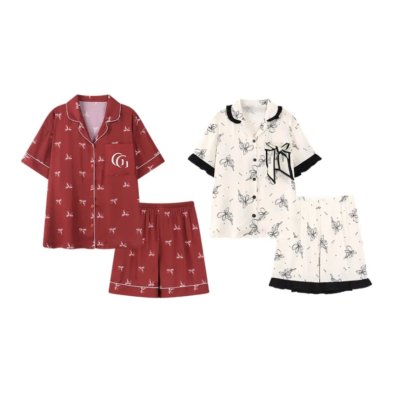Cotton Gene Pajama Set Women's Combo Set-45