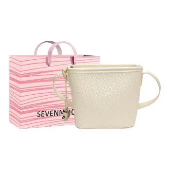 SEVENMOONS PU Crossbody Bag, Shoulder Bag Women's White/Black/Yellow/Blue/Pink
