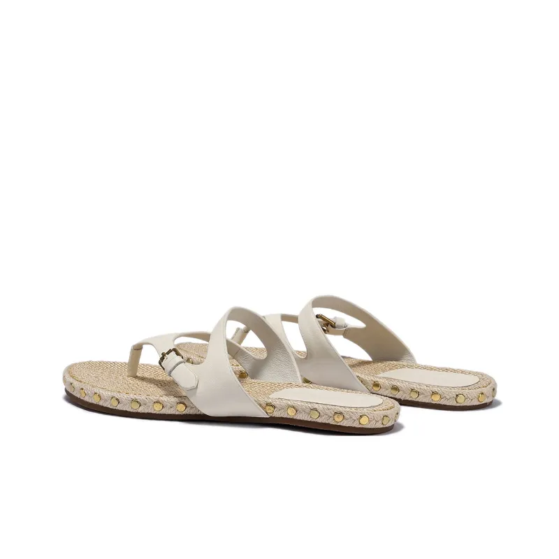 BELLALILY Rubber Sole Quick Dry Flip Flops Women's-4