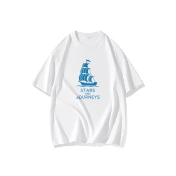 FAIRWHALE Drop Shoulder Sleeve T Shirt Women's