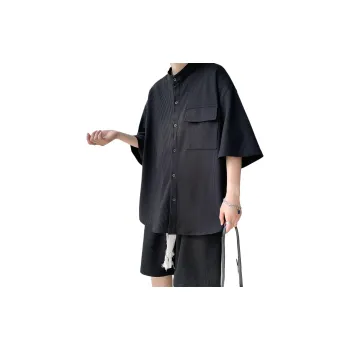 MARK WAFFLE Shirt Matching Set Unisex
