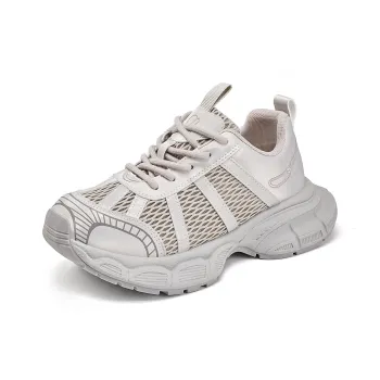La Chapelle Slip Resistant, Abrasion Resistant, Breathable, Lightweight Low Top Chunky Sneakers Women's Pink