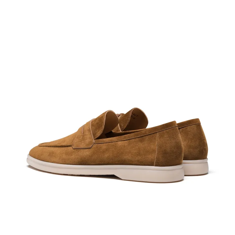 TRUFFAUT Soft Sole Breathable Fringe Slip on Loafers Men's-7