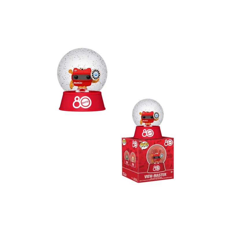 Funko Mattel View Master Mini Glitter Crystal Ball Classic Viewing Edition Chibi Figures-2