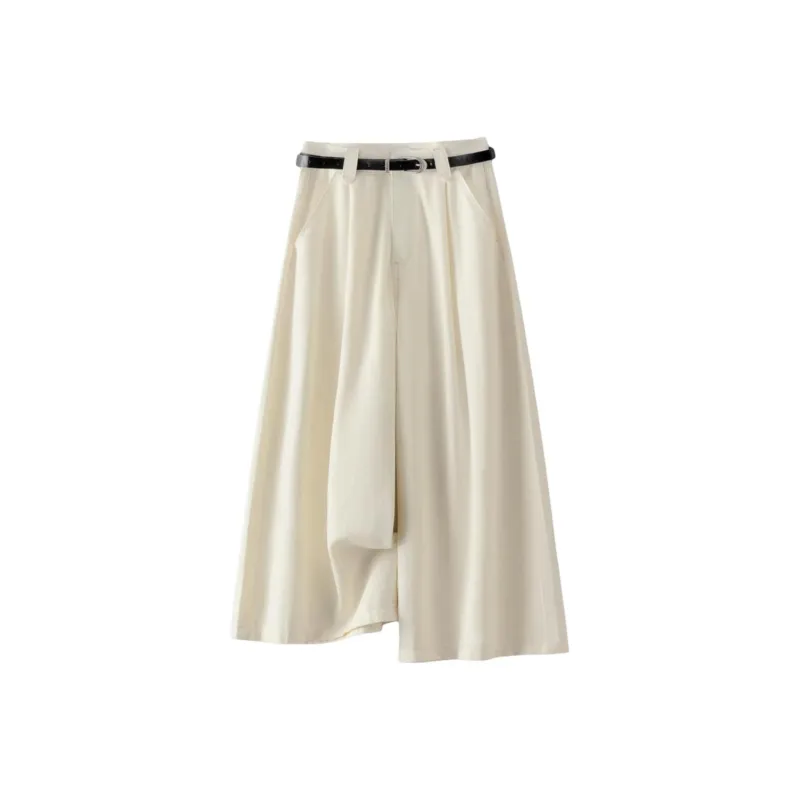 IHIMI Casual Shorts Women's Cheese White-0