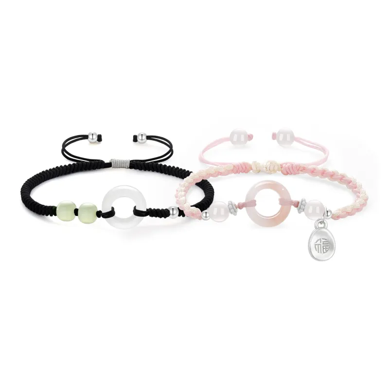 Branded Jewelry Natural Agate Bracelets Unisex-3