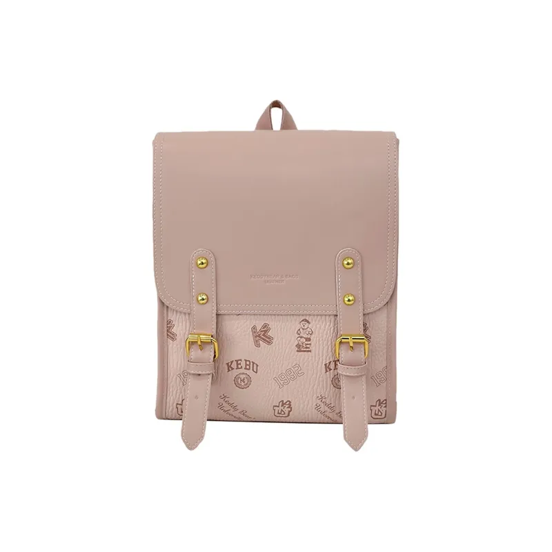 Yalu PU Backpack Women's White/Black/Pink/Brown-14