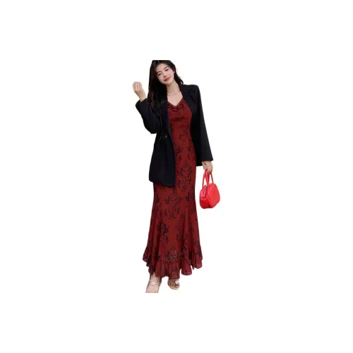 Si Bei'er Two Piece Skirt Sets Women's