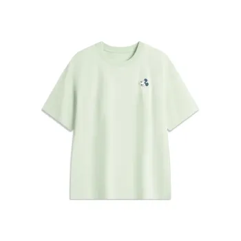 LiNing x DISHINIMIQI Sports Life Collection T Shirt Unisex Foam Green