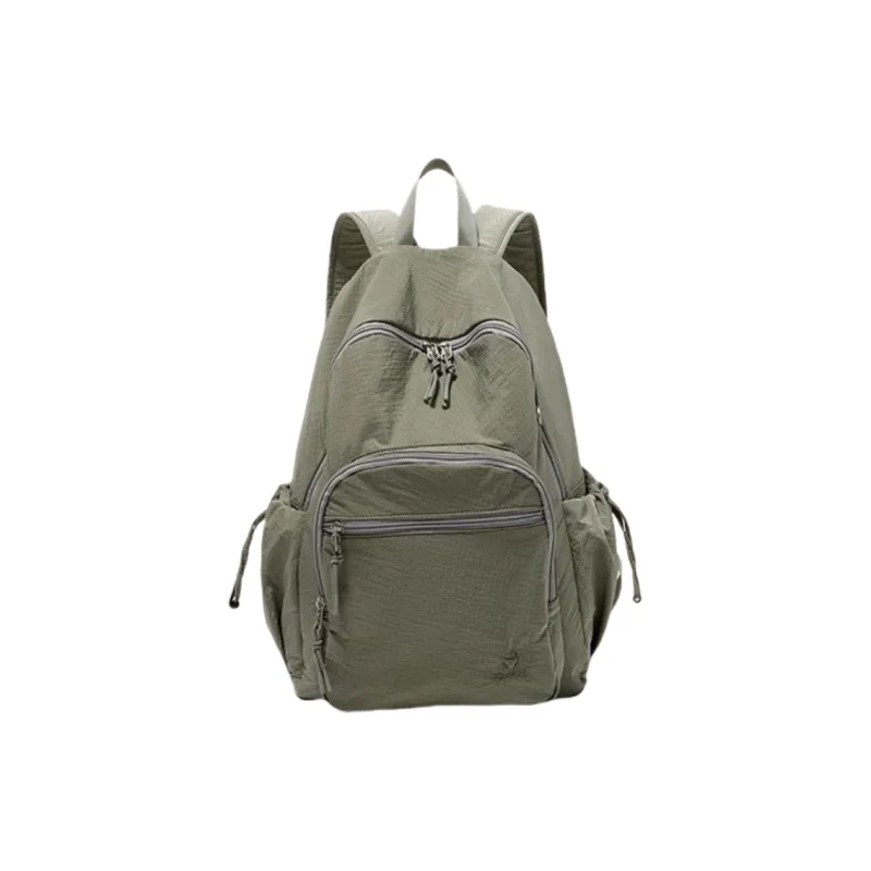 FOUVOR Nylon Fabric Backpack Unisex Multicolor-10