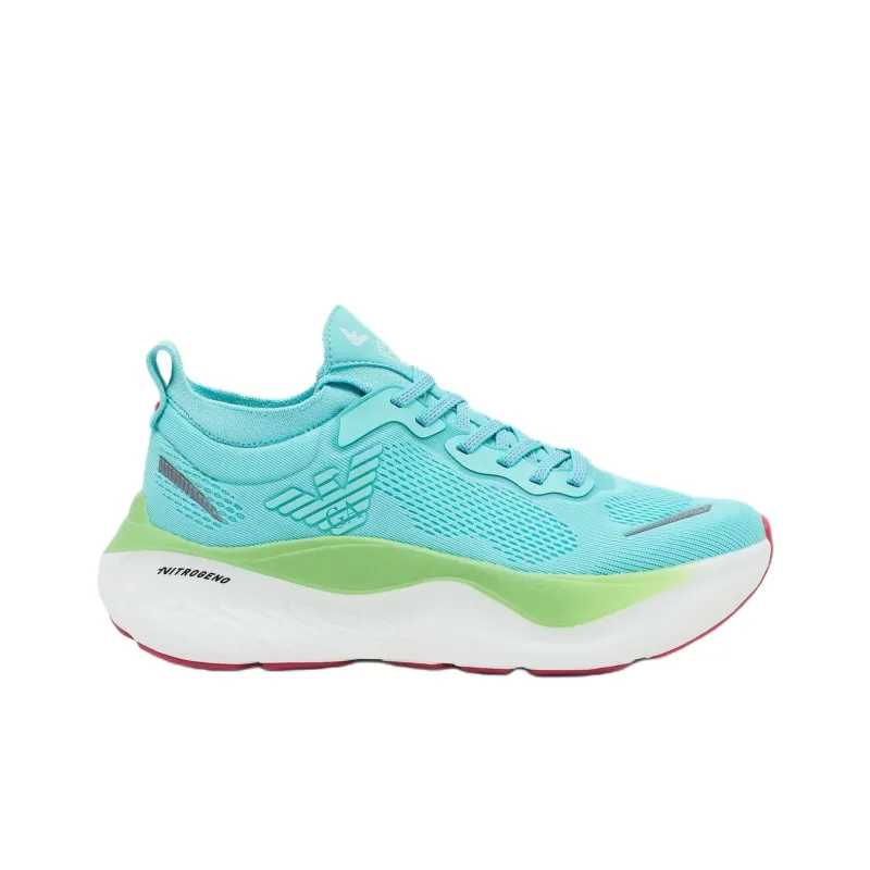 EMPORIO ARMANI EA7 Low Top Casual Shoes Unisex Blue-1