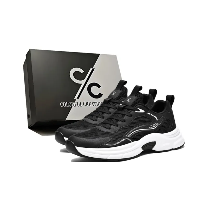 Colorful Creations Coverage Height Increasing Abrasion Resistant Breathable Slip Resistant Low Top Casual Shoes Men's-4