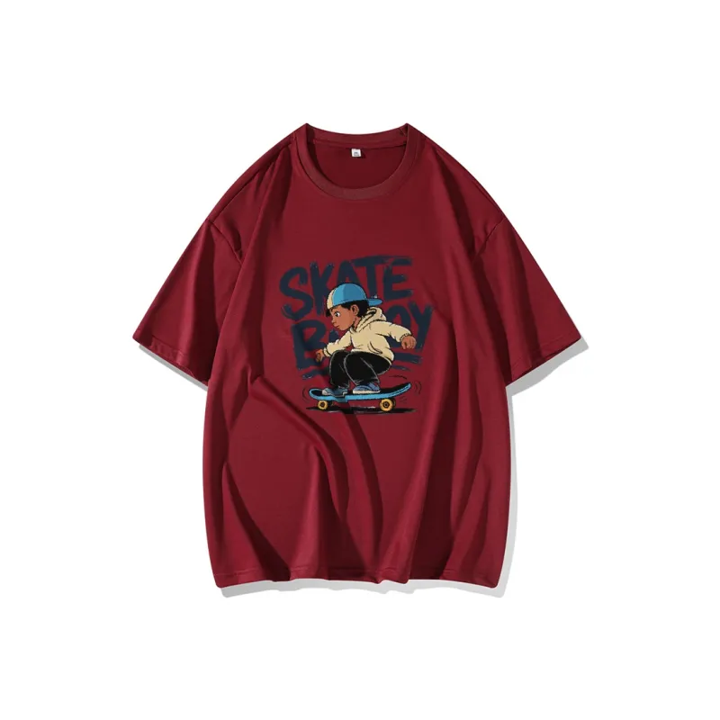 FAIRWHALE Drop Shoulder Sleeve T Shirt Women's-6