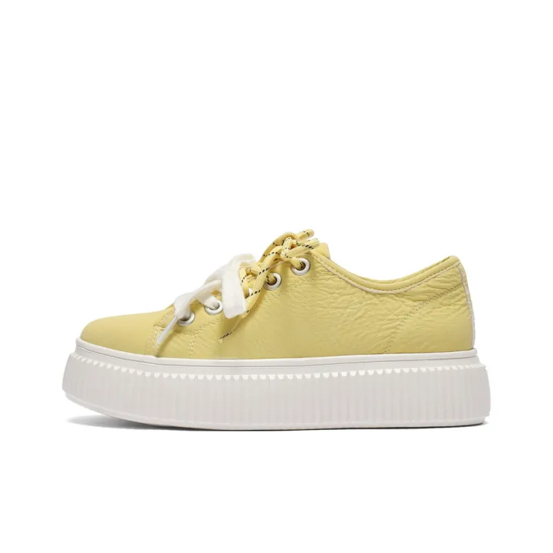 BELLE Slip Resistant Shock Absorbers With Abrasion Resistant Properties Low Top Skateboard Shoes Women's-4
