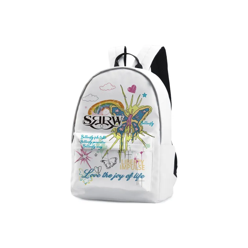 HINY SRRW PU Cortex Backpack Mini Unisex White-13