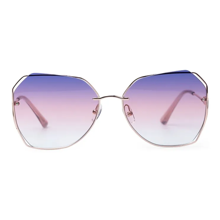HELEN KELLER Irregular Shape Sunglasses Unisex-5