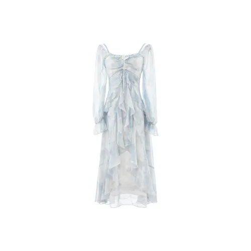 COVER TIME Long Sleeved Dress Women's
