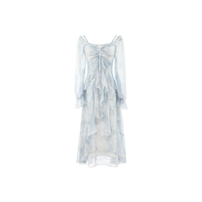 COVER TIME Long Sleeved Dress Women's-0