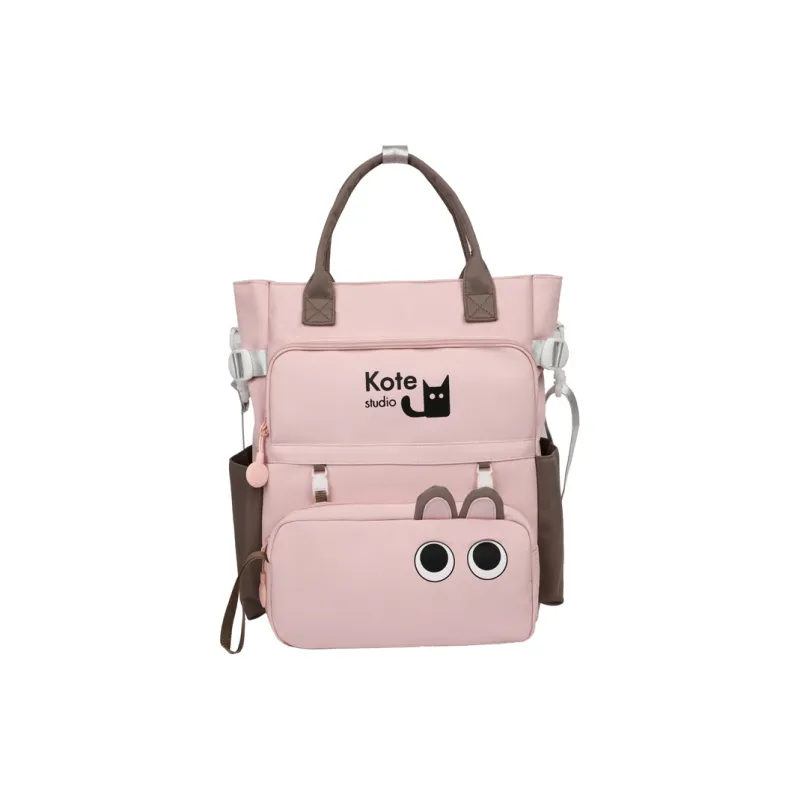 AIBAG Fabric Backpack Unisex Black/Pink/Green/Khaki/Lake Blue-7