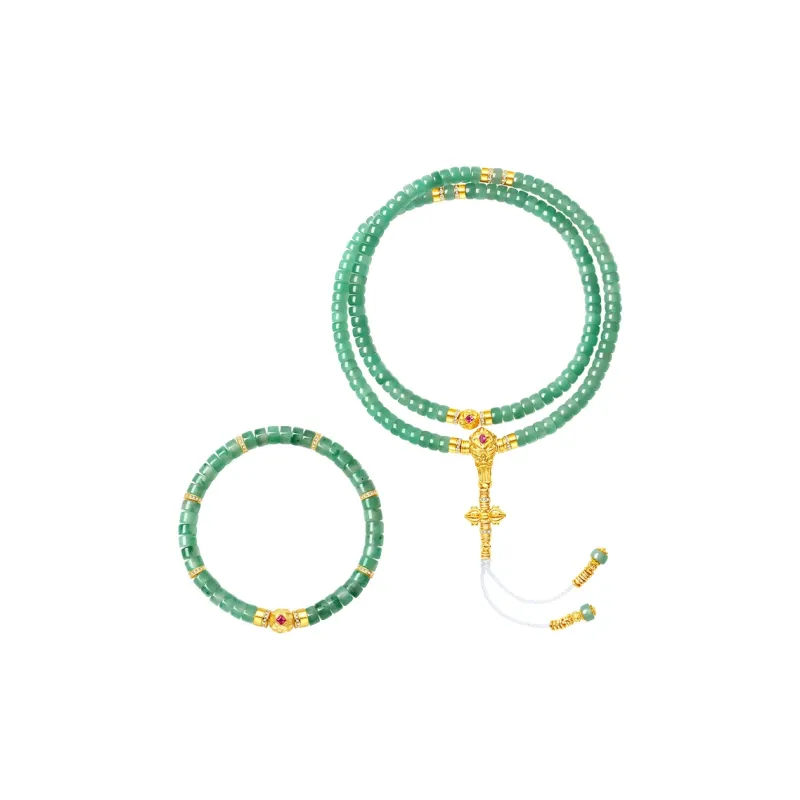 CHOW TAI SENG African Emerald Necklaces Women's-3