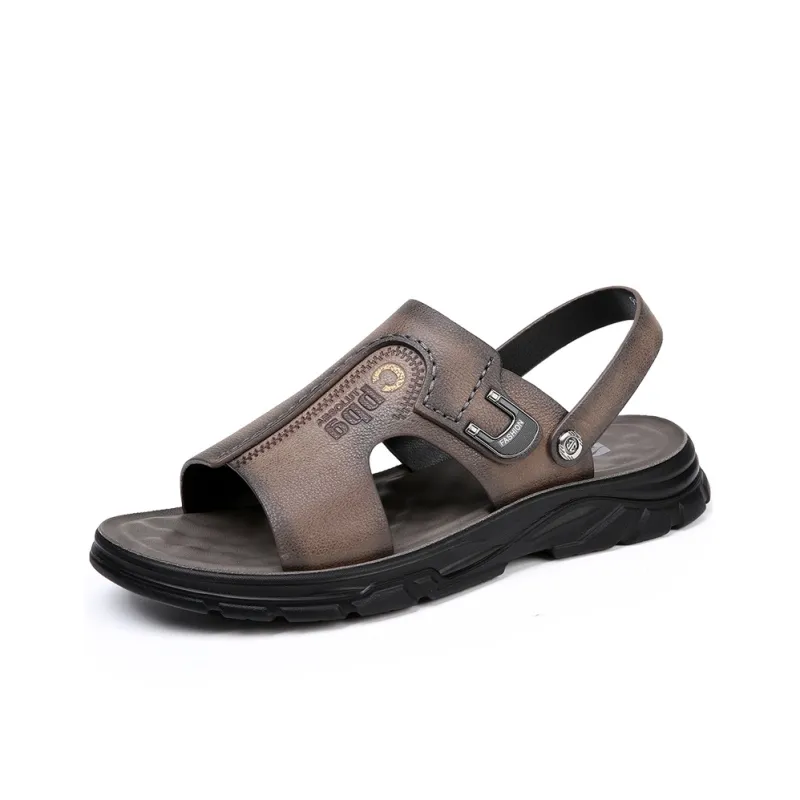 Abango Beach Sandals Men Black-10