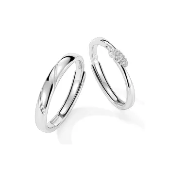 Old Qingyun Silver Building S925 Silver Rings Unisex