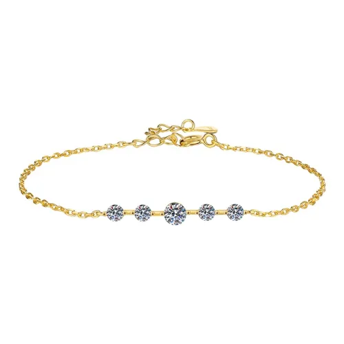 Heart Grass S925 Silver Bracelets Women's