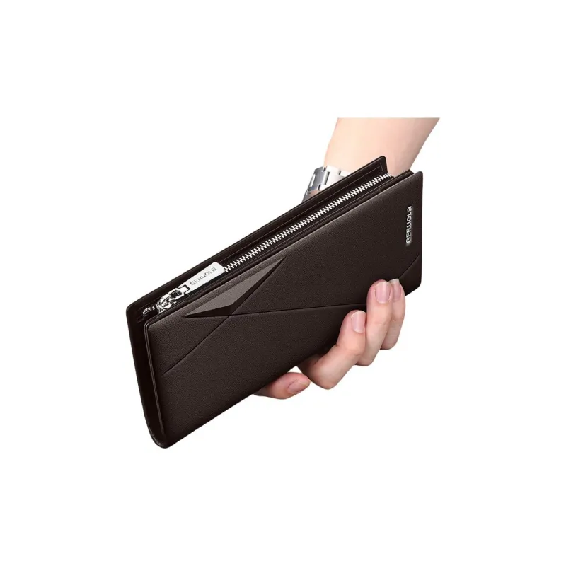 Gorora Top Grain Cow Leather Wallet Regular Men's Multicolor-4