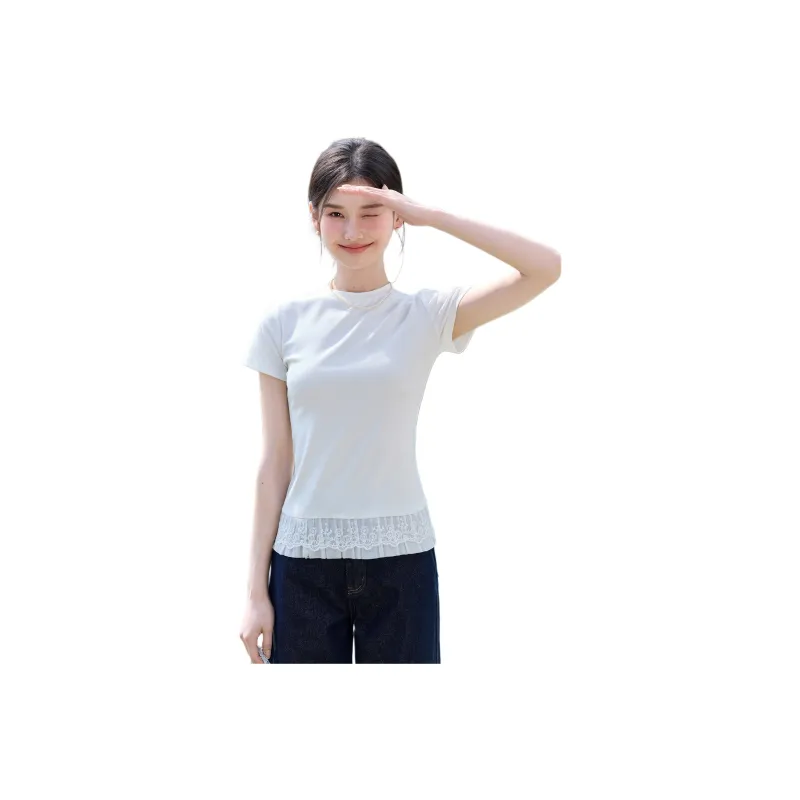 Alxnan T Shirts Women's Ecru, Batch 1-0