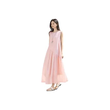 IHIMI Sleeveless Dresses Women's Mist Pink