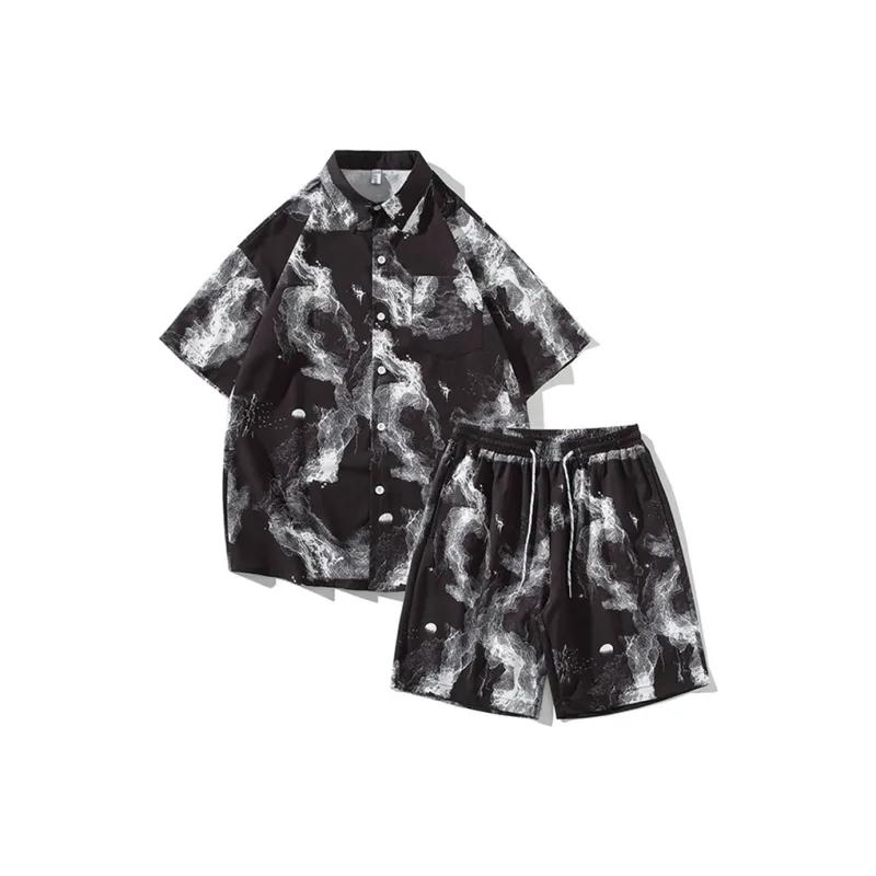 Fakeyoung Shirt Matching Set Unisex-6