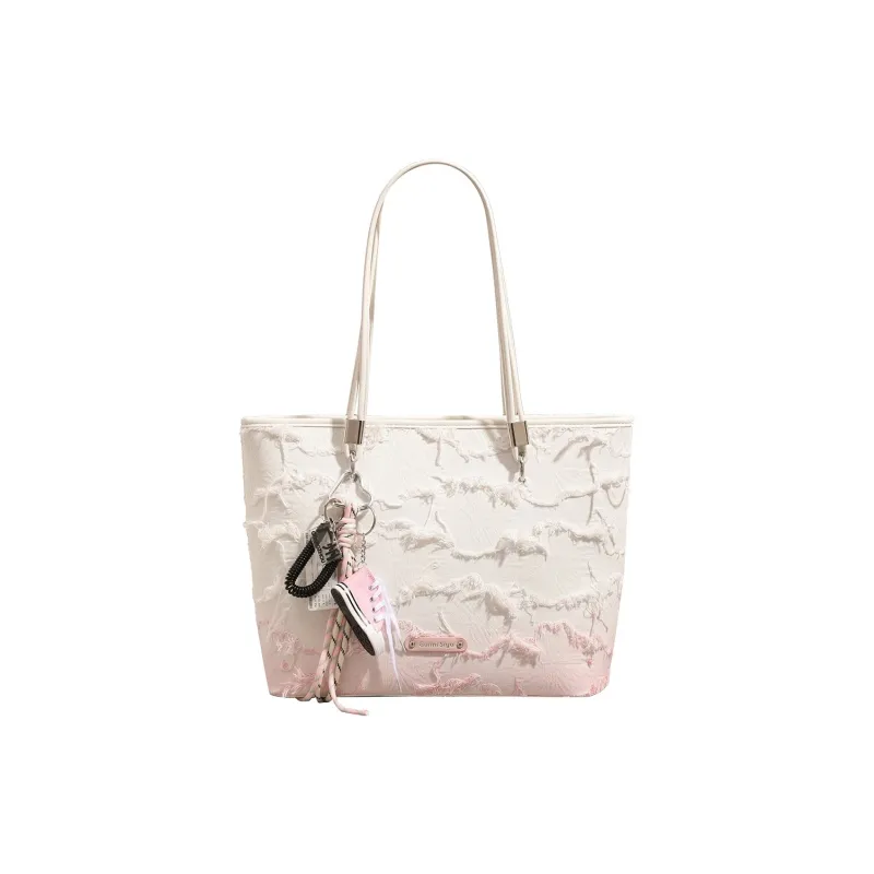 PAYOT Canvas Bag, Shoulder Bag Women's Gradient Pink-0
