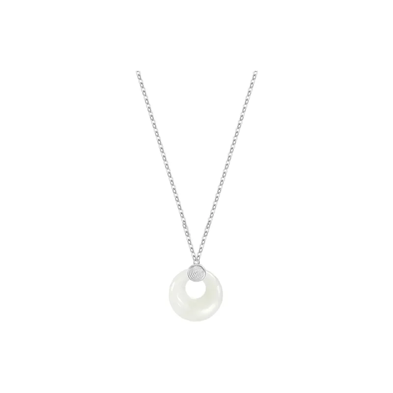 GUDS GAVE Chalcedony Necklaces Unisex-0