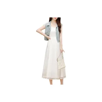 YIRANCHUN Two Piece Skirt Sets Women's White