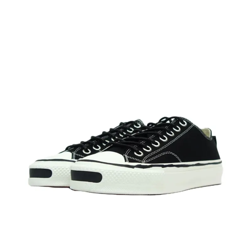MIHARA YASUHIRO KAMIYA Joey Low Top Canvas Shoes Unisex Black-1
