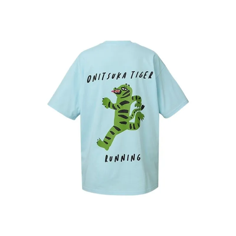 Onitsuka Tiger SS25 T Shirt Unisex Light Blue-1
