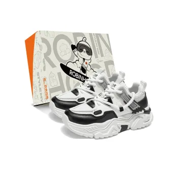 ROBINHOOD Slip Resistant, Abrasion Resistant, Breathable, Lightweight Low Top Chunky Sneakers Men's Box Included