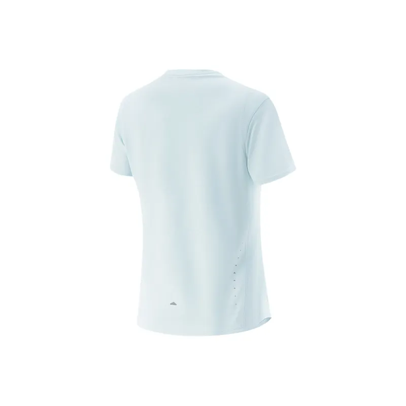 LiNing Running Collection T Shirt Women's Cloud Porcelain Blue-1