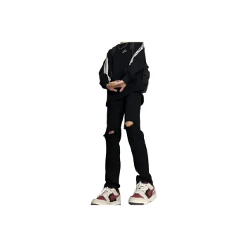 Lulifama Jeans Unisex Black