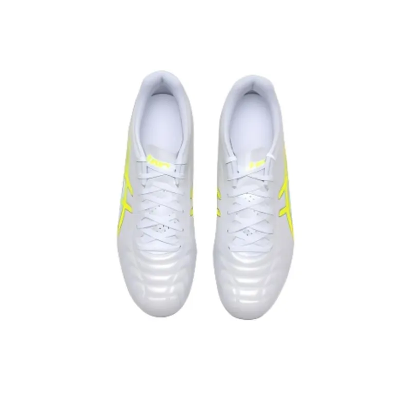 Asics Ds Light Club AG Rubber Short Studs Anti Slip Wear Resistant Soccer Shoes Unisex White Green-3