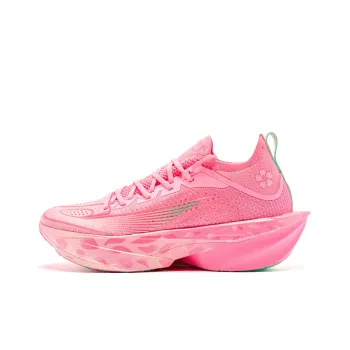 QIAODAN Feiying Plaid 2.0 Running Shoes Men Low Top Shimmer Pink/Soft Pink