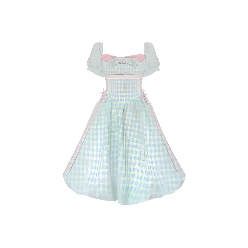 Mu Xiao Xin Short Sleeved Dress Women's-7
