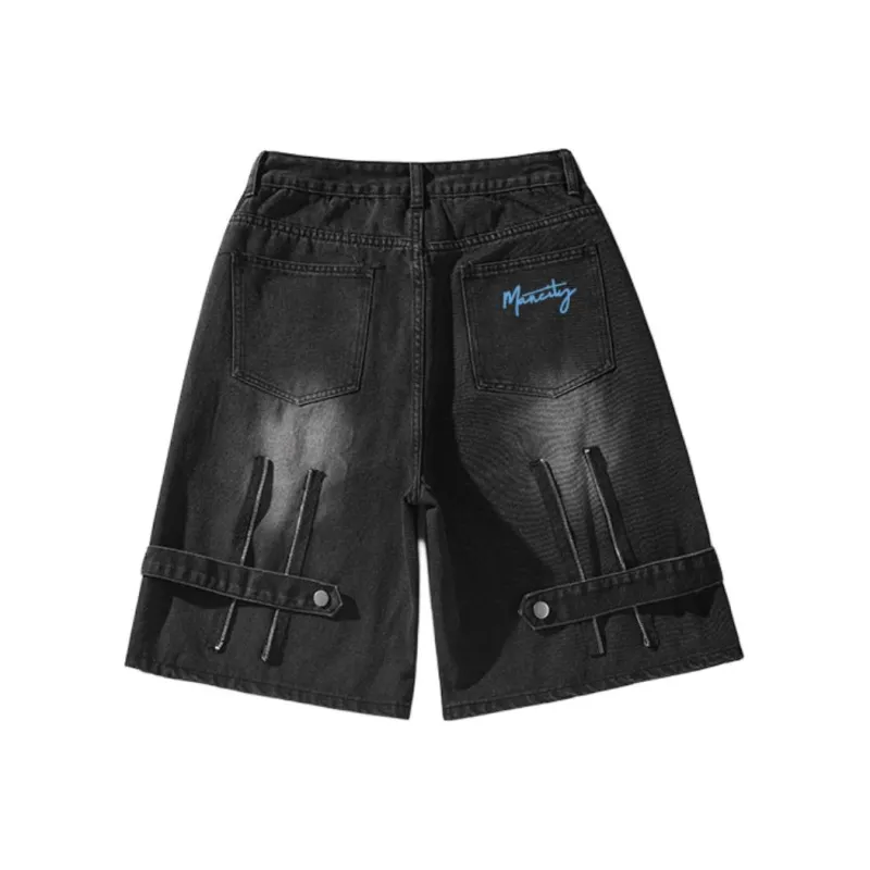 Manchester City F.C. Denim Shorts Unisex-4