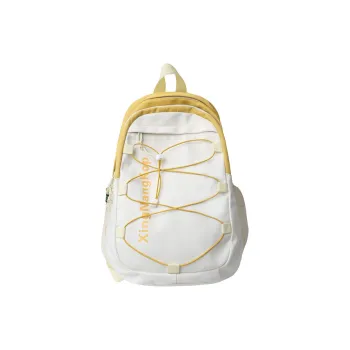 WICKBUEN Nylon Backpack Regular Unisex Yellow/Red/Black/Green