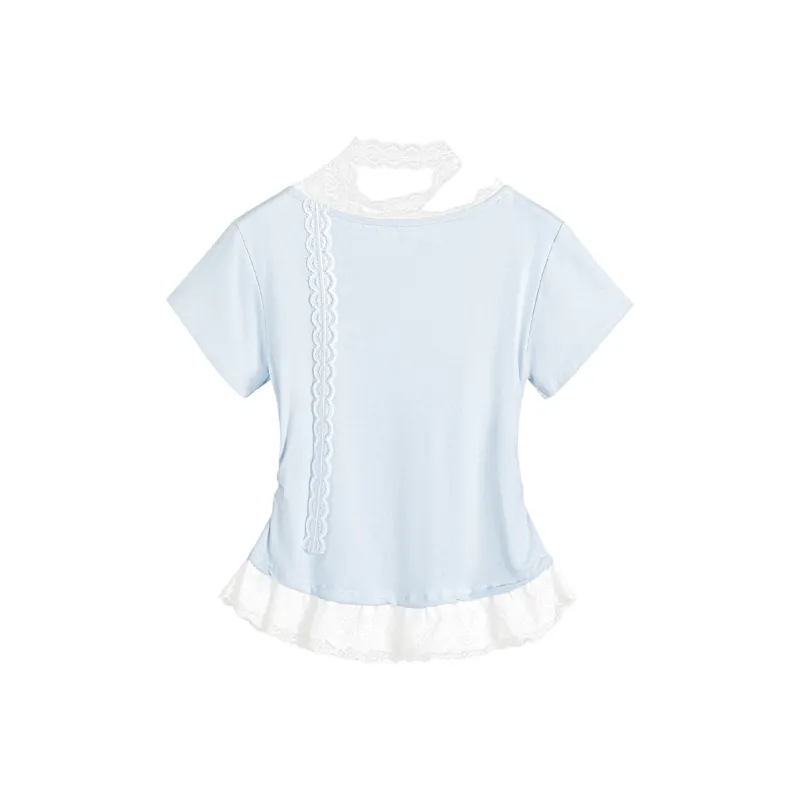 TOUCH T Shirts Women's Blue-1