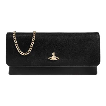 Vivienne Westwood Logo Plaque Clutch Bag