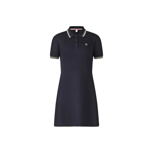 FILA Athletics Tennis Short Sleeved Dress Women's RD Royal Blue NV
